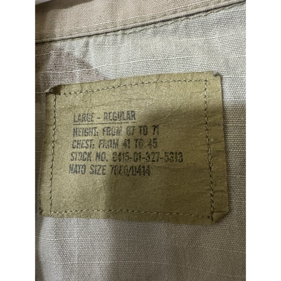 Original US Air Force DCU Desert Camo Jacket USCENTAF Size L - Picture 2 of 7